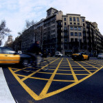 Paseando en taxi por la ciudad de BArcelona